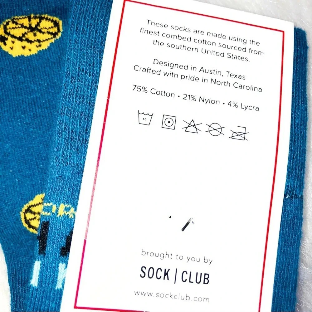 SOCK Club men’s custom fun dress socks; new